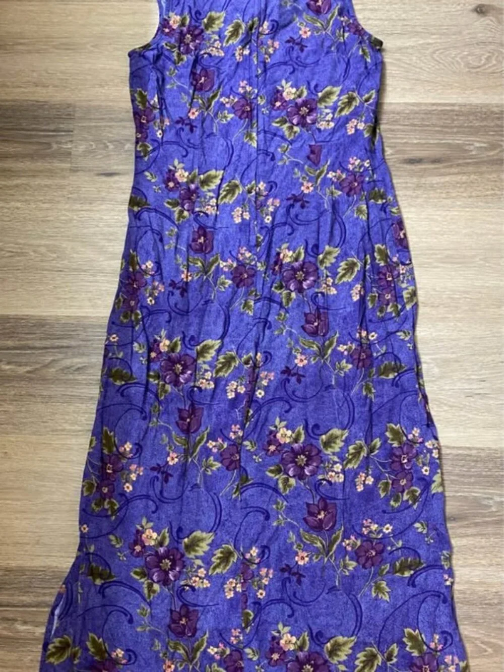 Vintage Bentley 100% Rayon Strapless Floral Maxi Dress | Whimsy Goth Boho Cottag